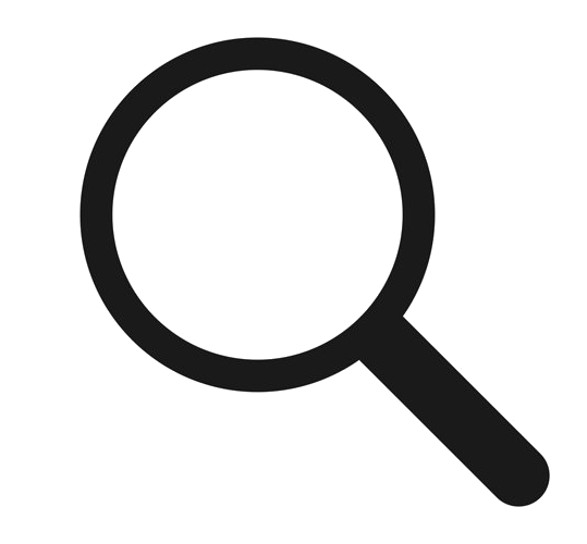 Magnifying glass icon symbolizing academic copy editing, proofreading, and polishing manuscripts.